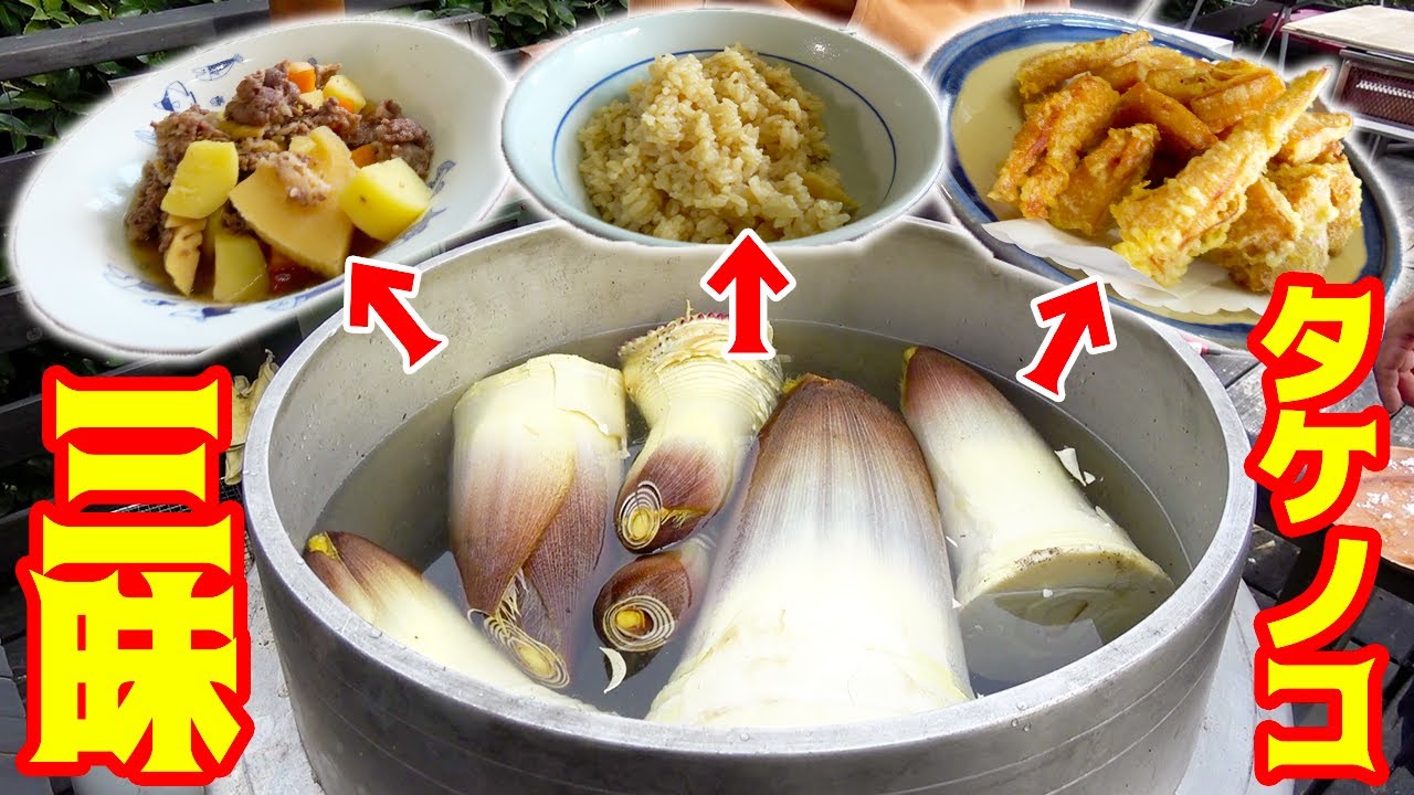 春の味！三種の絶品タケノコ料理！