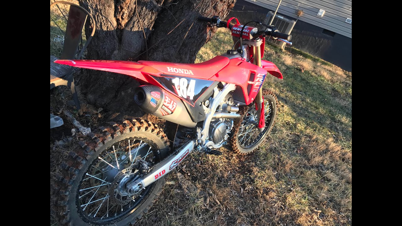 2026 CRF250R Showing off bike and riding backyard track.. (wip)