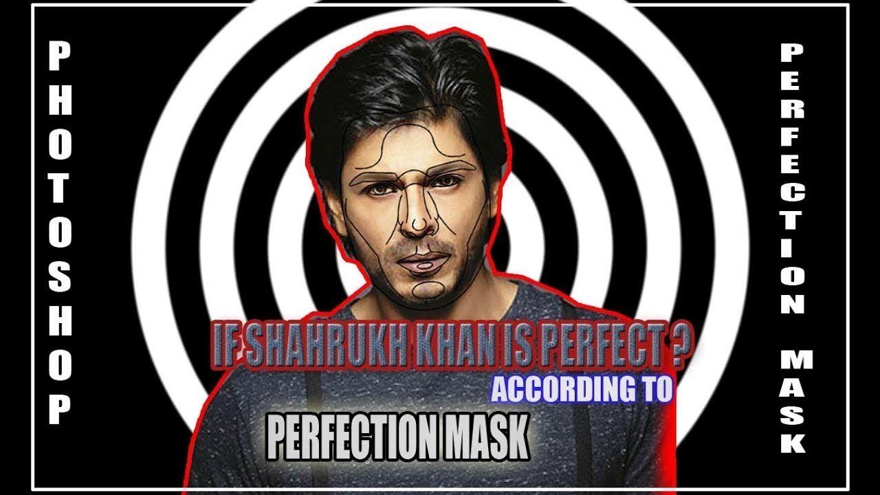 If Shahrukh Khan Is Perfect According To Perfection Mask | Photoshop Extreme Makeover | AS SKILLS