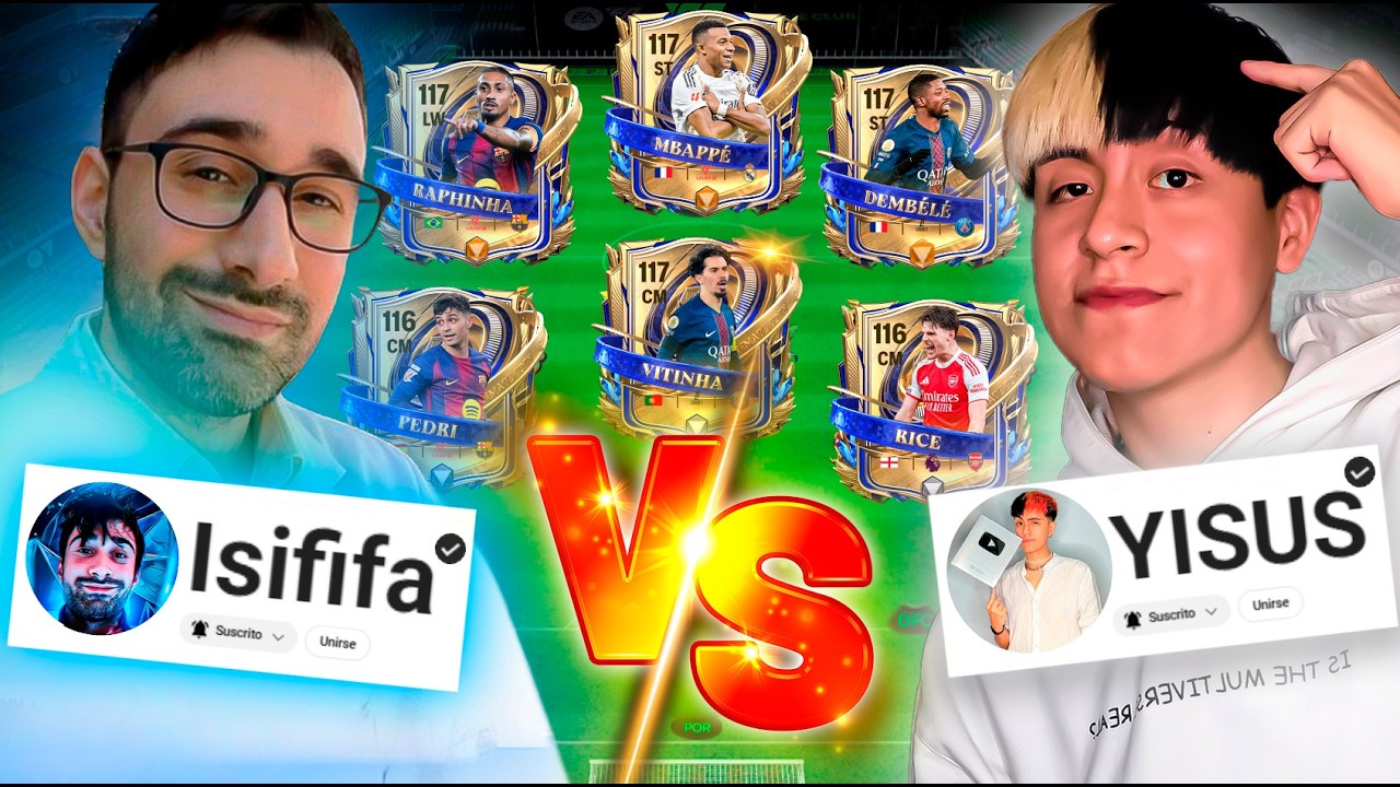 ​YouTubers League | J1 - EL MEJOR PARTIDO DE LA JORNADA😨 | ISI FIFA vs YISUS @Isififa