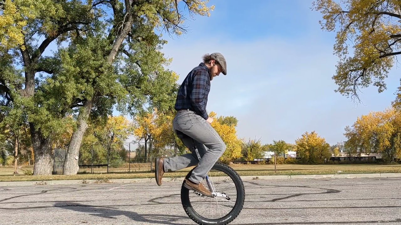 Unicycle free mount tip (with advice for men at the end)