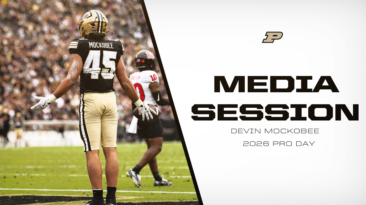 Devin Mockobee Pro Day Media Session | Purdue Football