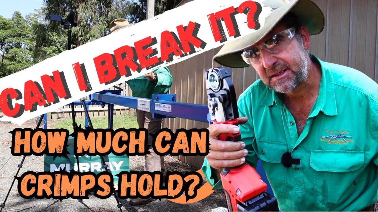 The Secret Weapon for a Strong Fence: Testing Crimp Dies for Wire