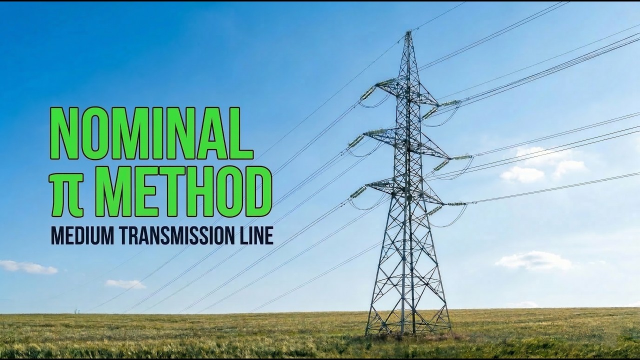 Nominal π Method Explained | Medium Transmission Line Analysis