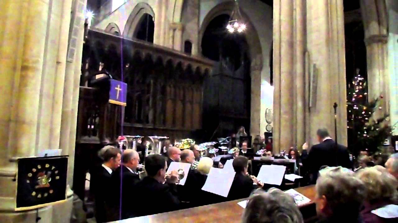 Foss Dyke Band Lincoln Christmas Finale at Newark Parish Church of St Mary Magdalene