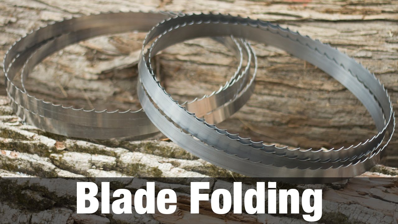 How to Fold a Thin-Kerf Sawmill Blade | Wood-Mizer