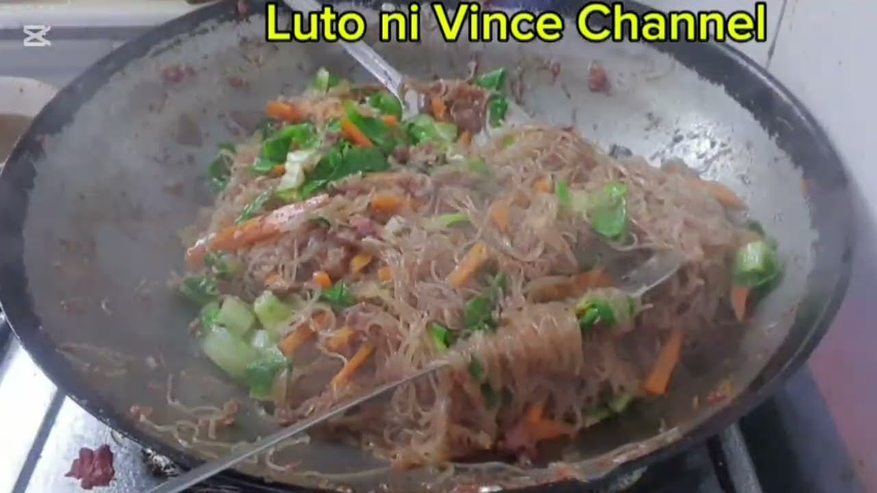 Cornedbeef Pansit Bihon || easiest way pansit bihon
