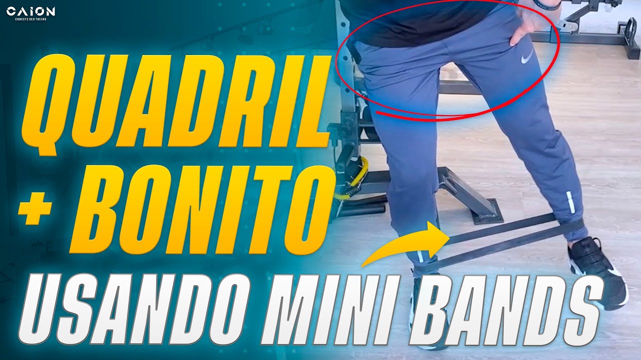 Mini Bands: exercício para fortalecer o quadril (glúteo médio) no treino de inferiores