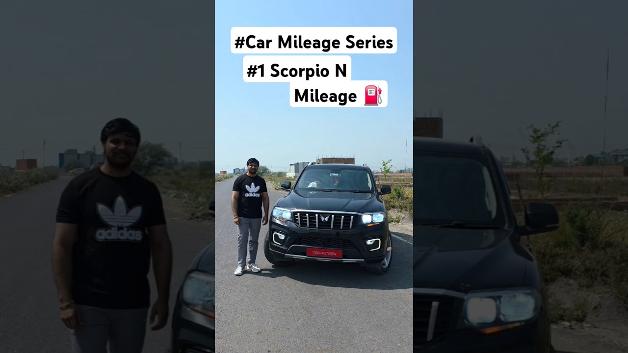 Scorpio N Diesel Manual Mileage⛽️  #mileageseries #mileageseriesbygauravdagar  #mahindrascorpio