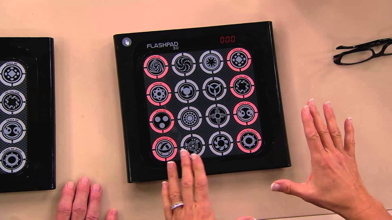 FlashPad 3.0 LED Touchscreen Handheld Game w/Score Reader, Light & Sound with Ashley Nadon