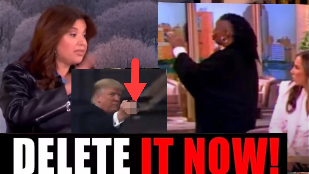 Listen to The FEAR in Whoopi Voice After they REMOVED President FLIPS Ford worker video..The view 