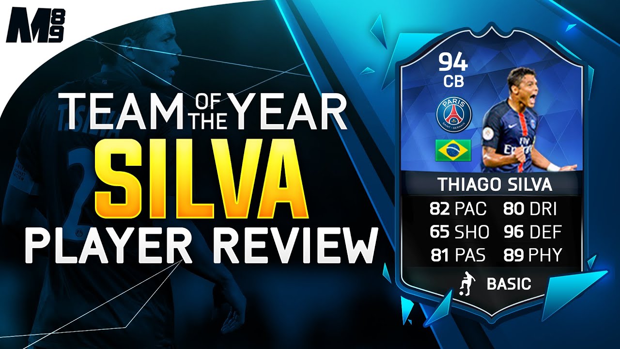 FIFA 16 TOTY THIAGO SILVA REVIEW (94) FIFA 16 Ultimate Team Player Review + In Game Stats