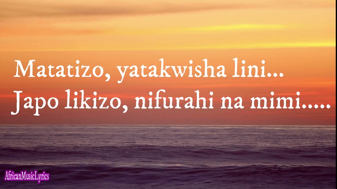 Matatizo - Harmonize (Lyrics)