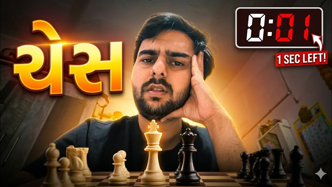 IMPOSSIBLEEEEEE| Only 3 Minutes! Blitz  | GUJARATI Commentary♟️🫨