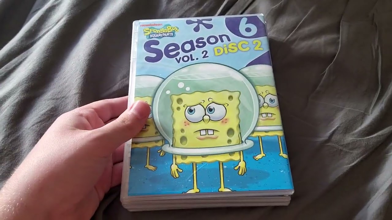My SpongeBob SquarePants DVD And Blu-Ray Collection