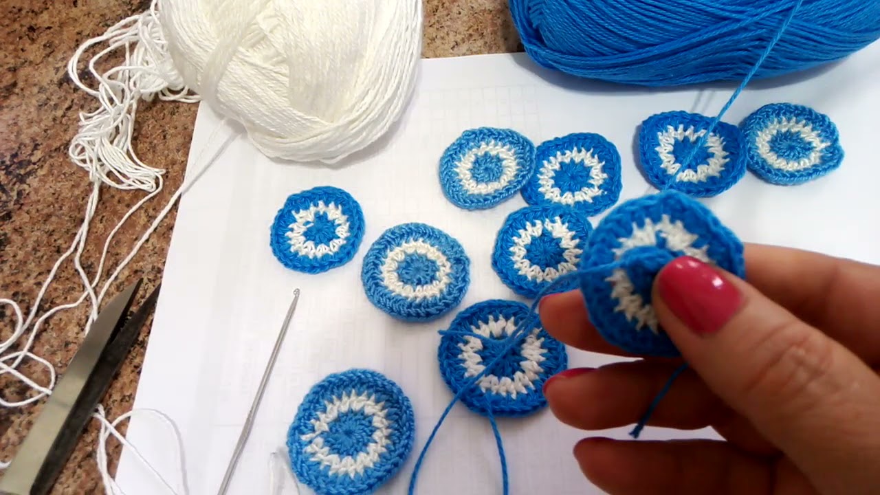 Escarapelas al crochet