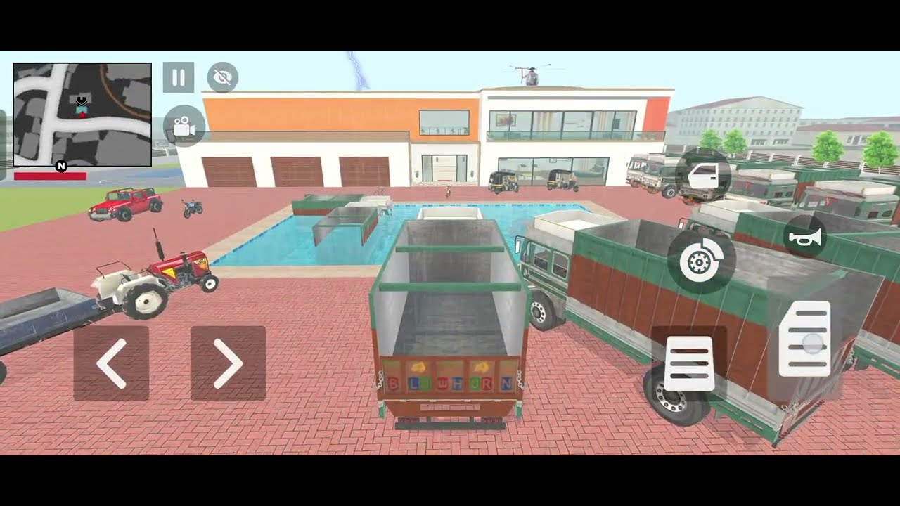 “GTA Mobile ACTION 🔥 | Franklin’s House Truck Parking Scene!”