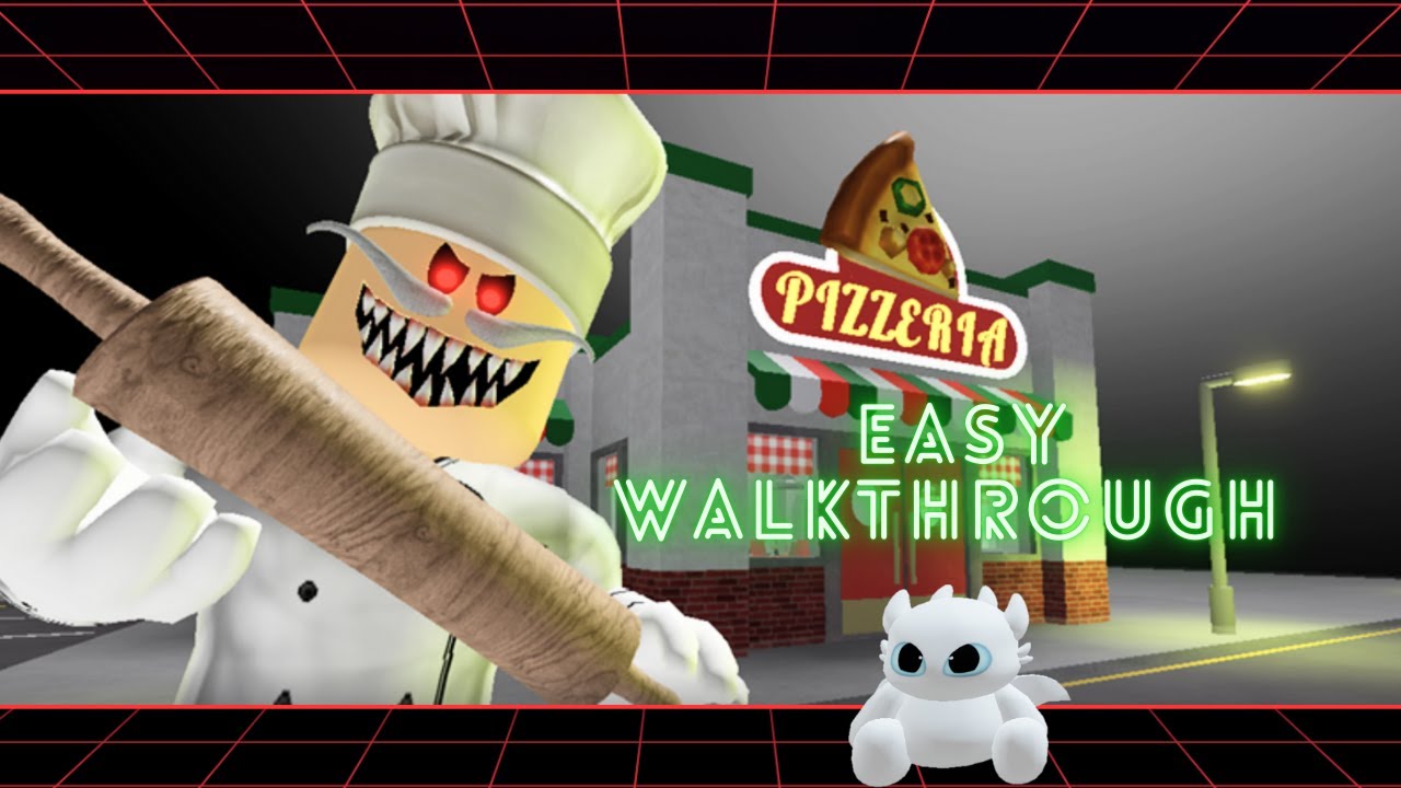 Escape Papa Pizza's Pizzeria! | EASY WALKTHROUGH 100% | Roblox SCARY Horror GamePlay Walkthrough
