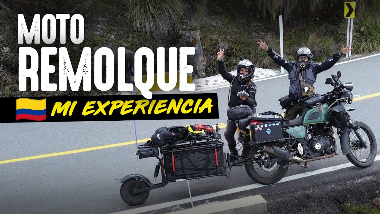 REMOLQUE para MOTO. ¿Funciona? 🤔 Piénsalo antes de ARREPENTIRTE | T11/E3 | América en MOTO 🌎