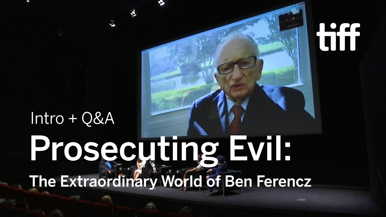 PROSECUTING EVIL: THE EXTRAORDINARY WORLD OF BEN FERENCZ Cast and Crew Q&A | TIFF 2018