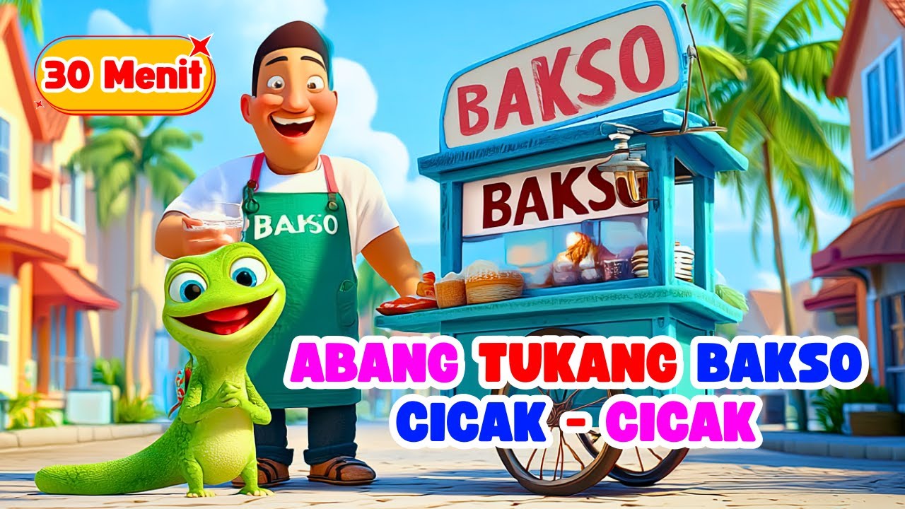 Cicak Cicak di Dinding - Abang Tukang Bakso - Naik Kereta Api & Lagu Anak Indonesia Balita TK PAUD