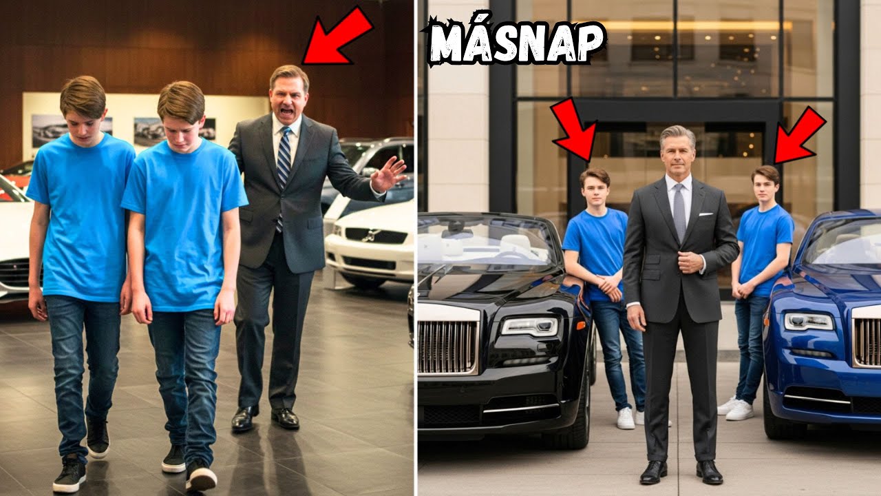 KIZAVARTÁK Őket az Autókereskedésből... másnap a DÜHÖS Apjuk 2 Rolls Royce-a Érkezett