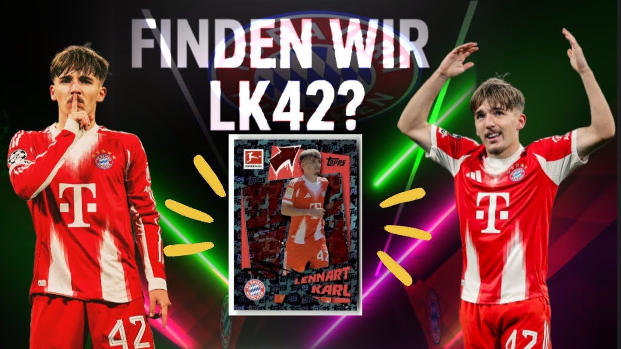 FINDEN WIR MEGA-TALENT LENNART KARL??✨️ ||BUNDESLIGA STICKER CHALLANGE