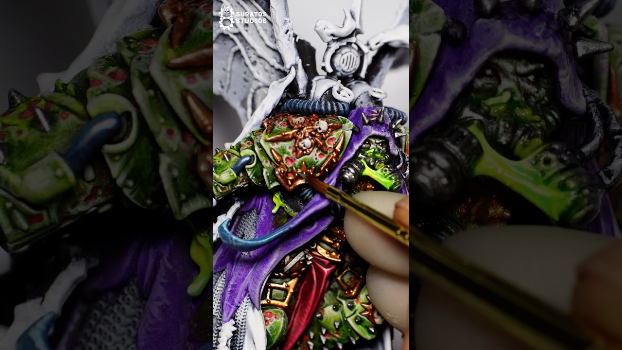 🔴 Mortarion Painting with Speedpaint Base Colors!