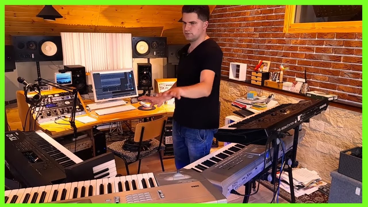 Jak podłączyć kilka instrumentów przez MIDI do komputera❓ Twórz muzykę na starych syntezatorach