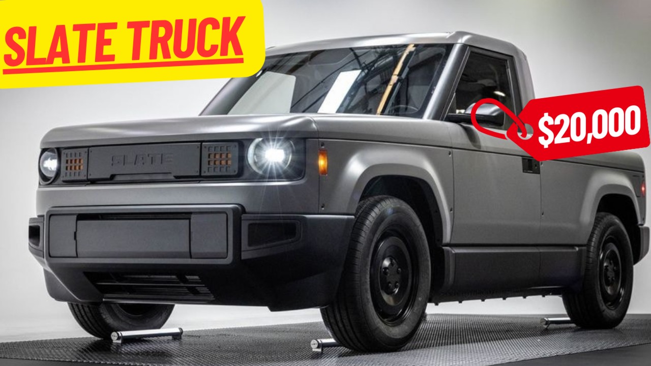 Slate Truck EV 😯: ¡La más personalizable! Camioneta eléctrica, SUV, Pickup más sorprendente de 2025