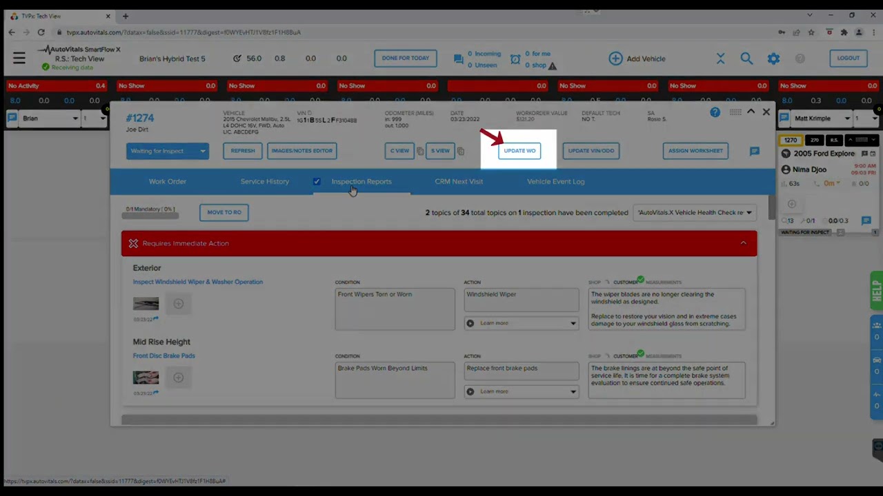 AutoVitals Integration with NAPA TRACS Enterprise