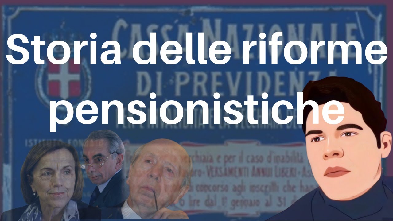 Storia delle pensioni, spiegata semplice