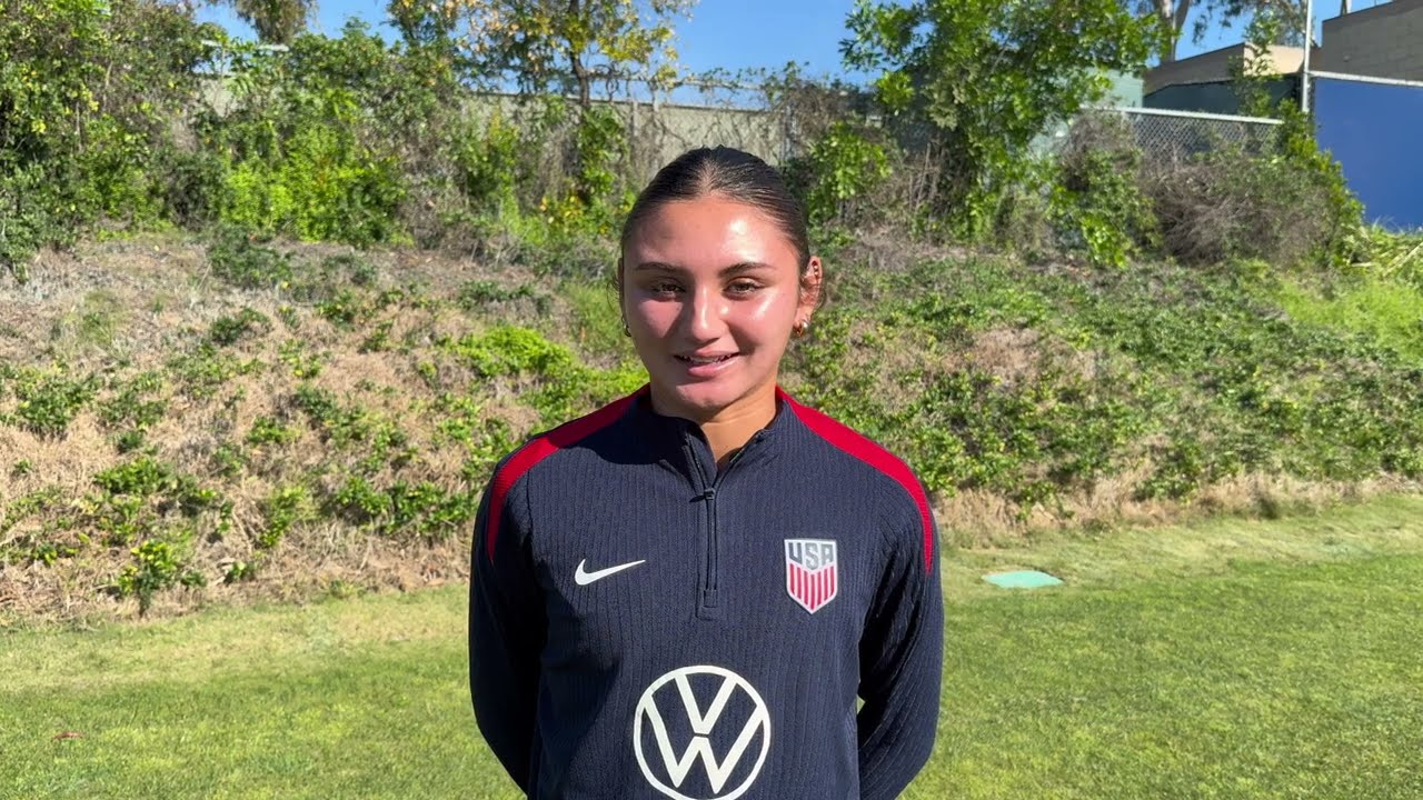 USWNT & Angel City FC Defender Gisele Thompson during 2026 January Training Camp