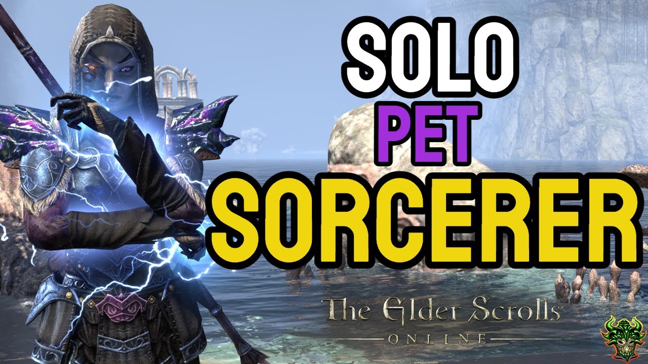 ESO- Solo PVE Magicka Sorcerer Pet Build, EASY DPS | Flames of Ambition