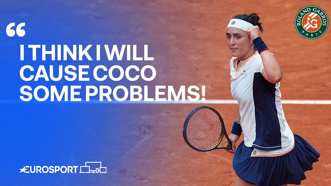 Jabeur beats Tauson to set up Roland Garros quarter-final meeting with Gauff 🍿 | 2024 French Open 🇫🇷