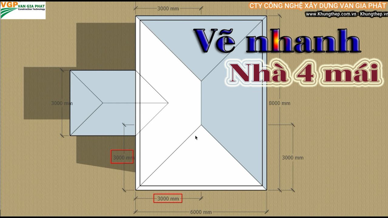 Cách vẽ nhà mái Nhật nhanh nhất