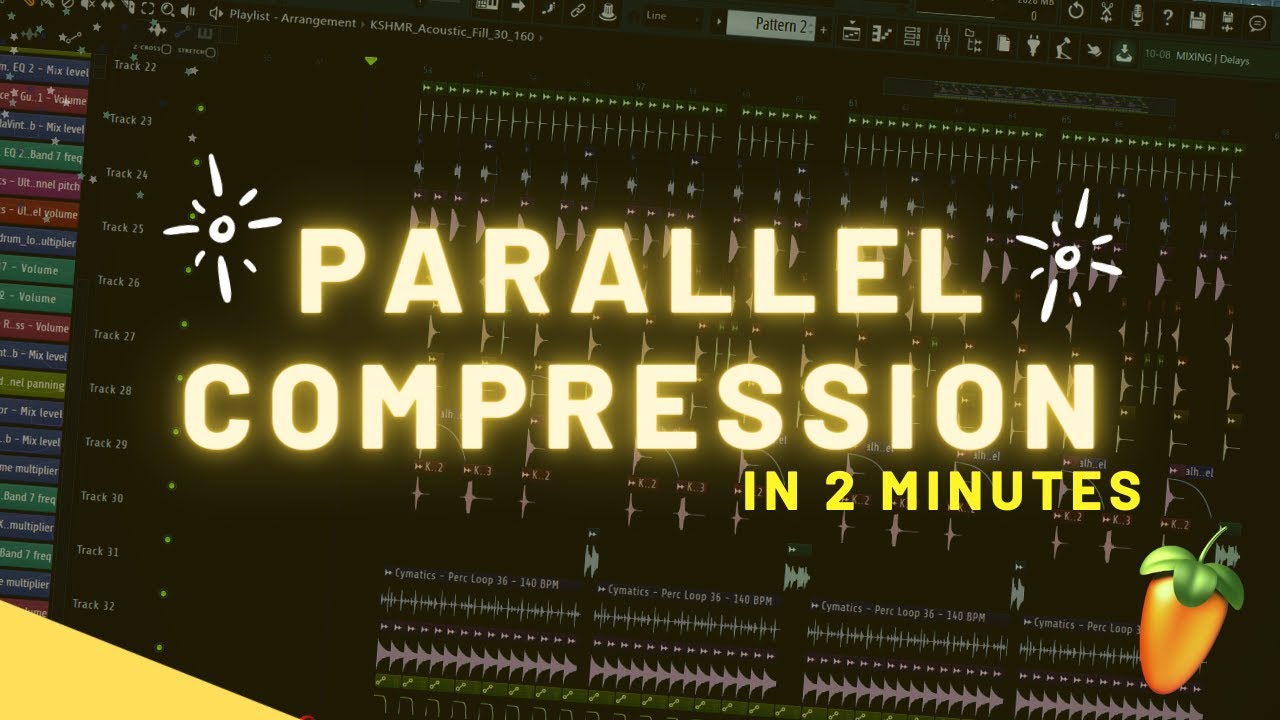 HOW TO PARALLEL COMPRESS DRUMS | Step By Step - FL Studio 20
