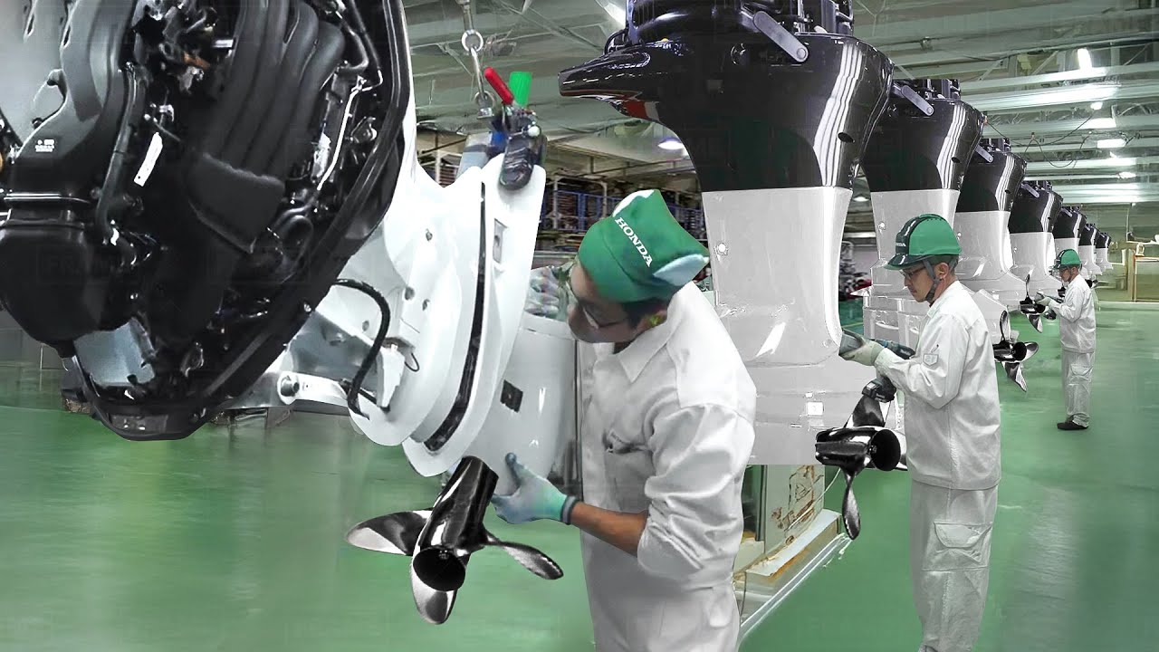 Inside Honda&rsquo;s Japanese Factory Building Super Advanced Outboard Engines