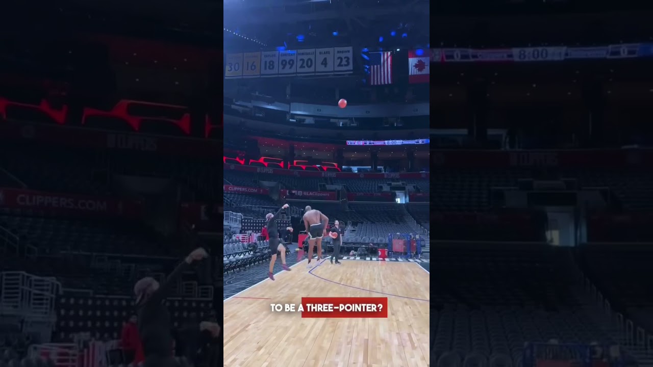First Person To Make 3 Pointer on NBA court WINS!