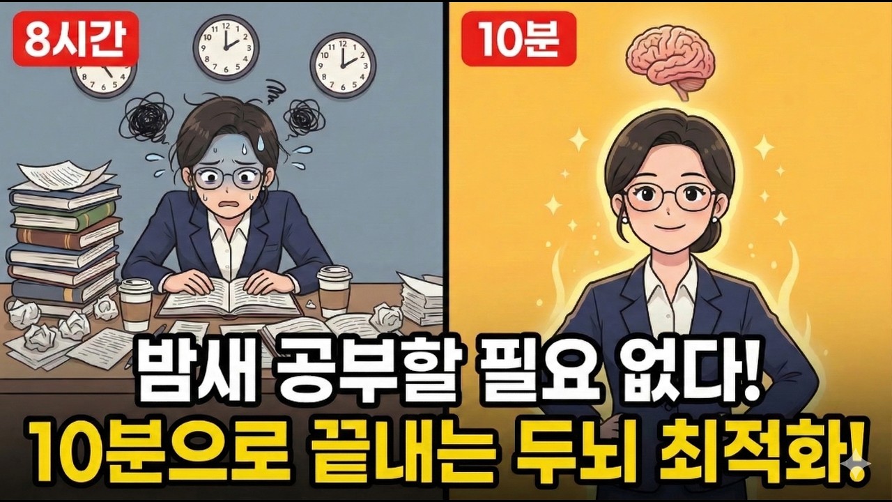 3일만에 기억력 10배 높이는 뇌과학적 공부법, 상위 1%는 이렇게 합니다