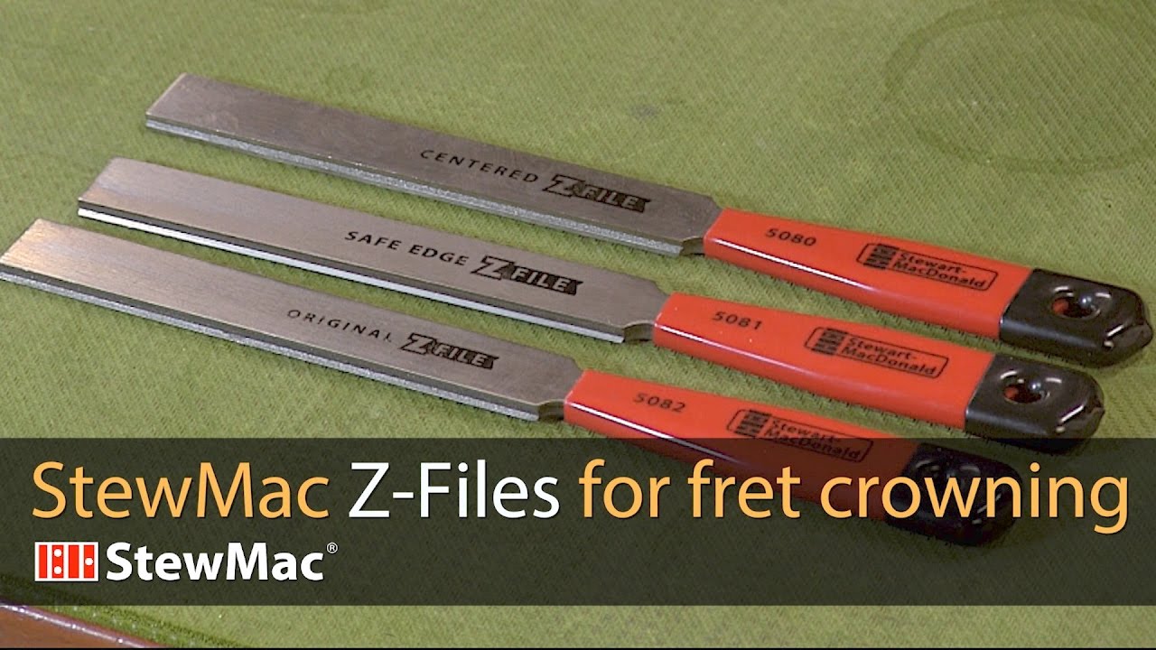 StewMac Z-Files for fret crowning