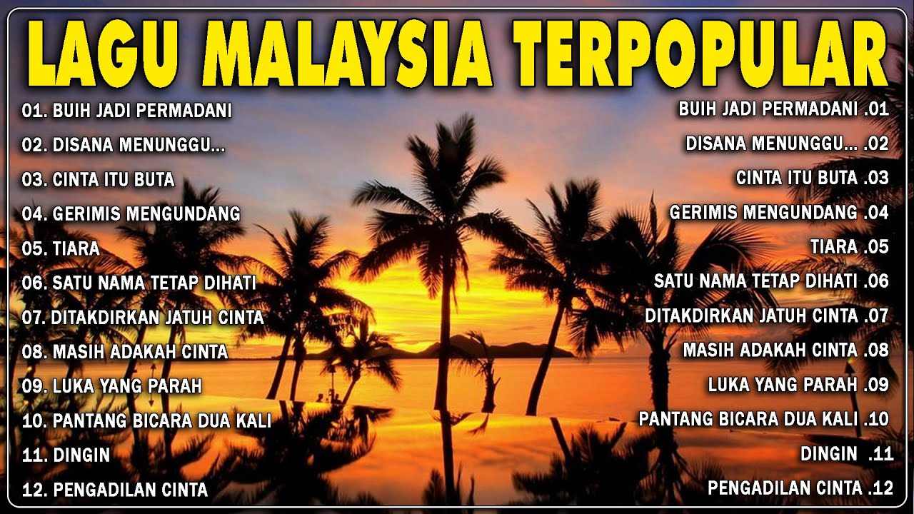 lagu malaysia menyentuh terbaik | lagu slow rock terbaik 90an | koleksi lagu kenangan terpopular🎤
