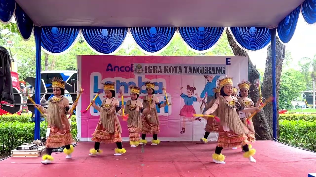 RA Plus Al'Aziz juara 1 menari di acara Gerak RA 2 IGRA Kota Tangerang