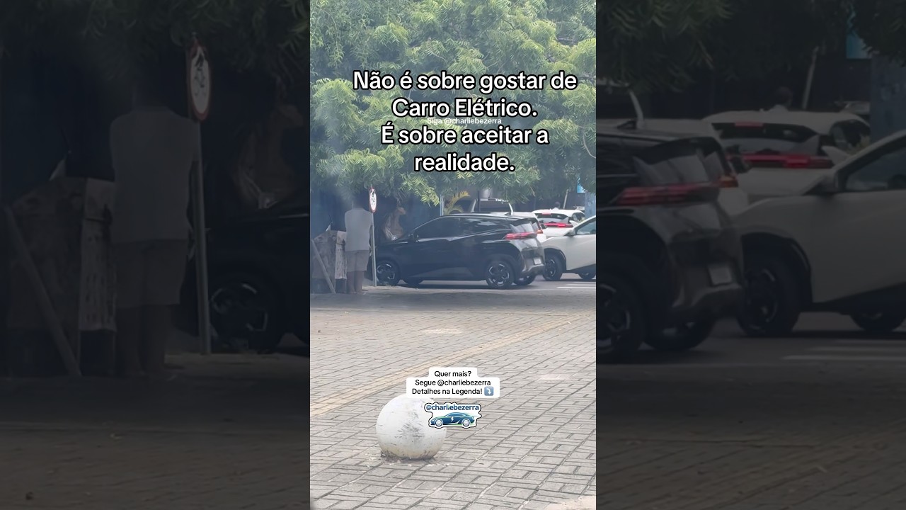 N&atilde;o &eacute; sobre gostar de carro el&eacute;trico. &Eacute; sobre aceitar a realidade.#byd #dolphinmini #carrosel&eacute;tricos