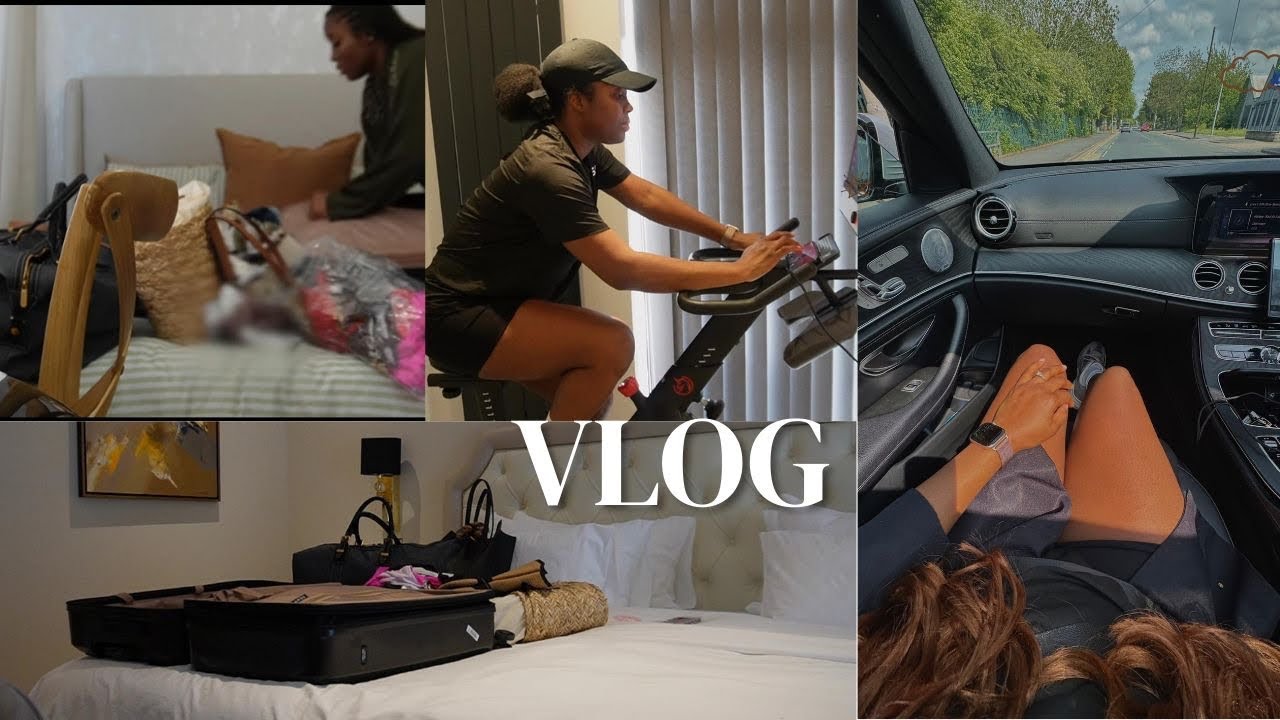 Living In Uk 🇬🇧: TRAVEL PREP VLOG| Pack and prep with me for Albania, Greece| YESOUL Fitness Bike