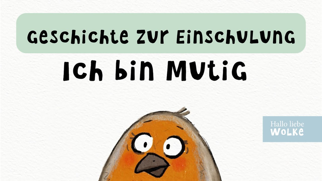 ✨Einschulungsgeschichte für Kinder: Ich bin mutig | Schulstart mit Wilma Wochenwurm 🐛
