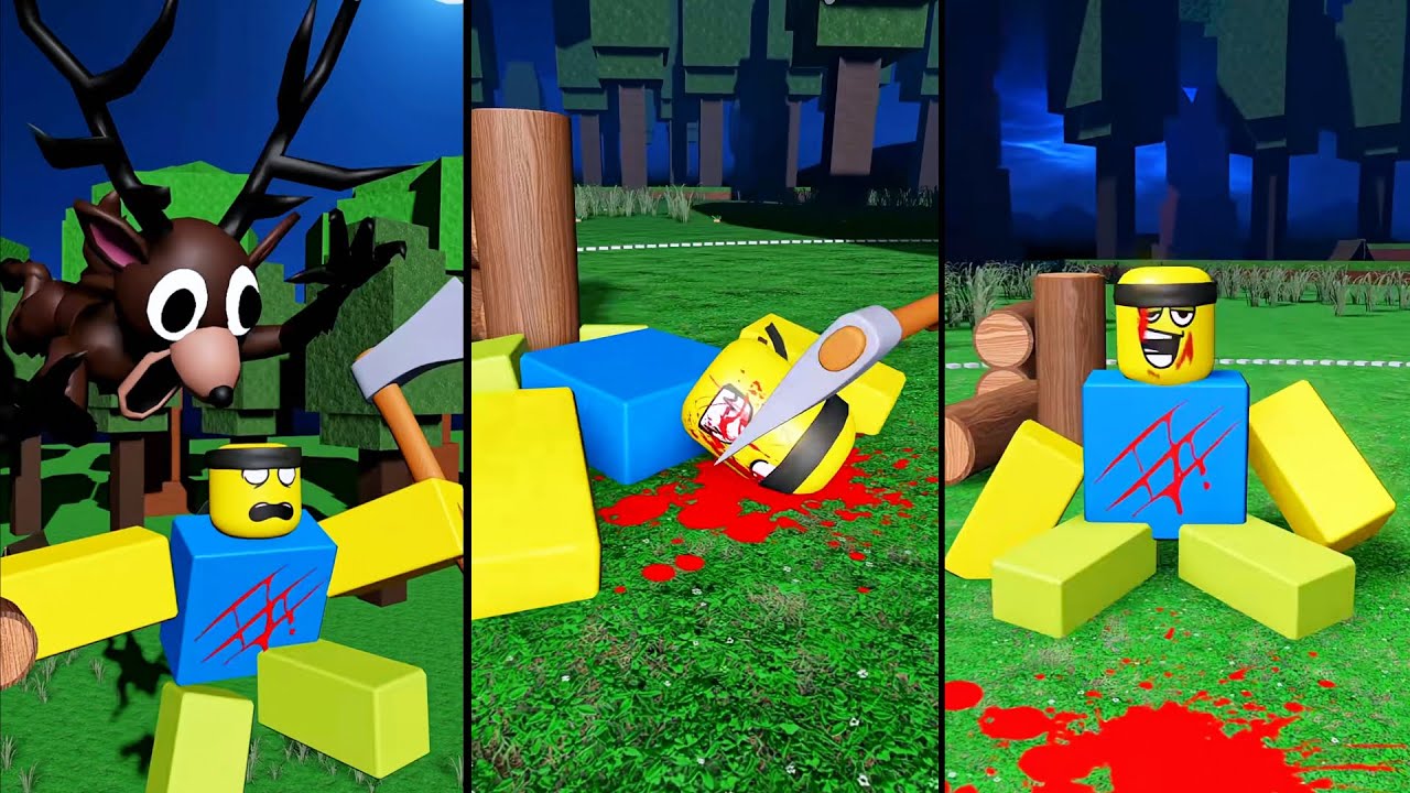 When noob calls the Owl ☠️ PT6 -Roblox 99 Nights in the Forest #roblox |ROBLOX Animation Compilation