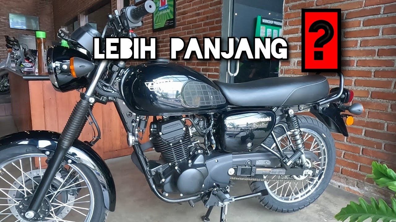 TERBARU & BEDA ❗KAWASAKI W 175 L BLACK EBONY 2024