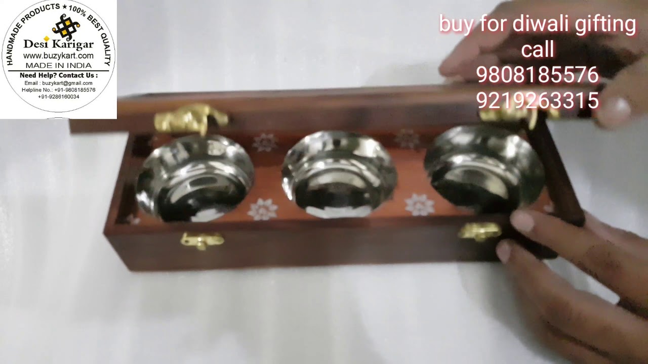 Wooden dry fruit box from desi karigar (best gifting product)