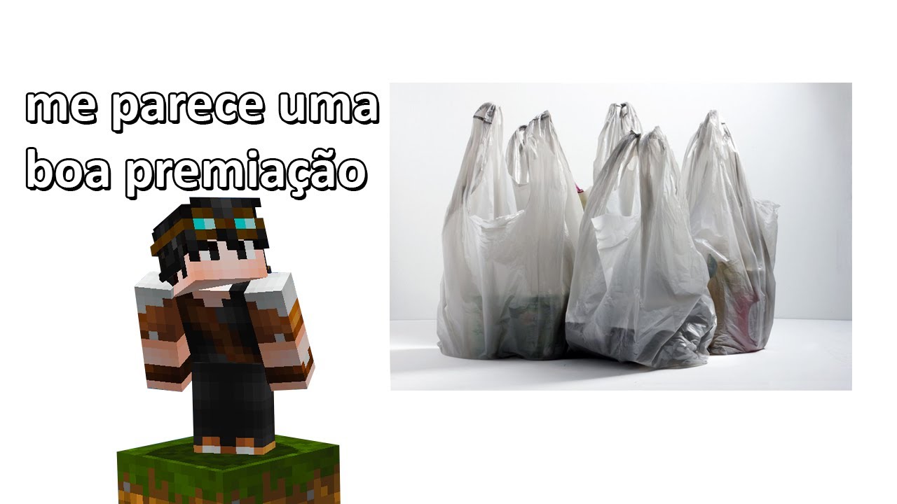 Copa HG valendo 3 mil reais em sacolas plasticas